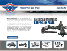 Tablet Screenshot of americanhammered.com